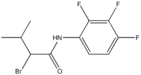 2-bromo-3-methyl-N-(2,3,4-trifluorophenyl)butanamide Structure