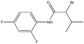 2-bromo-N-(2,4-difluorophenyl)-3-methylbutanamide Structure