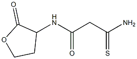 2-carbamothioyl-N-(2-oxooxolan-3-yl)acetamide Struktur