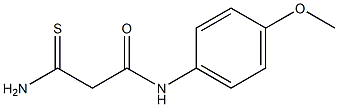 2-carbamothioyl-N-(4-methoxyphenyl)acetamide