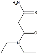 2-carbamothioyl-N,N-diethylacetamide Structure