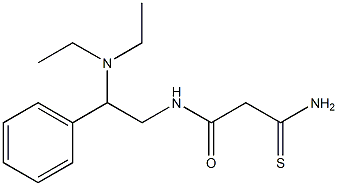 2-carbamothioyl-N-[2-(diethylamino)-2-phenylethyl]acetamide