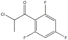 2-chloro-1-(2,4,6-trifluorophenyl)propan-1-one Structure