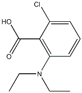 2-chloro-6-(diethylamino)benzoic acid Structure