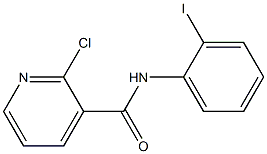 2-chloro-N-(2-iodophenyl)pyridine-3-carboxamide 结构式
