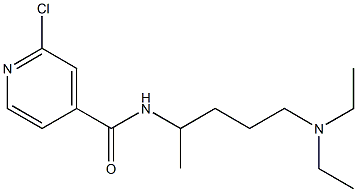  2-chloro-N-[5-(diethylamino)pentan-2-yl]pyridine-4-carboxamide