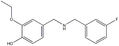 2-ethoxy-4-({[(3-fluorophenyl)methyl]amino}methyl)phenol