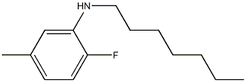 2-fluoro-N-heptyl-5-methylaniline Struktur