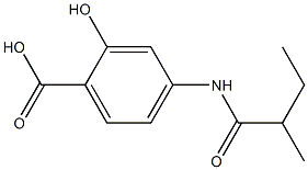 2-hydroxy-4-[(2-methylbutanoyl)amino]benzoic acid|