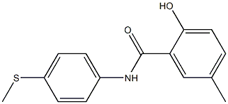 2-hydroxy-5-methyl-N-[4-(methylsulfanyl)phenyl]benzamide