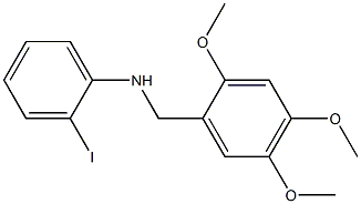 2-iodo-N-[(2,4,5-trimethoxyphenyl)methyl]aniline