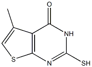 2-mercapto-5-methylthieno[2,3-d]pyrimidin-4(3H)-one Structure