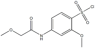 2-methoxy-4-(2-methoxyacetamido)benzene-1-sulfonyl chloride