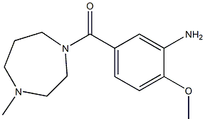 2-methoxy-5-[(4-methyl-1,4-diazepan-1-yl)carbonyl]aniline Structure