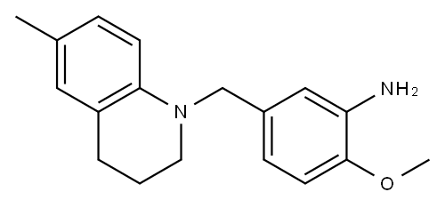 2-methoxy-5-[(6-methyl-1,2,3,4-tetrahydroquinolin-1-yl)methyl]aniline