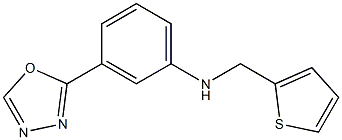3-(1,3,4-oxadiazol-2-yl)-N-(thiophen-2-ylmethyl)aniline