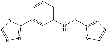  3-(1,3,4-oxadiazol-2-yl)-N-(thiophen-2-ylmethyl)aniline