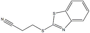 3-(1,3-benzothiazol-2-ylsulfanyl)propanenitrile Structure