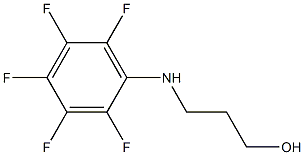 3-[(2,3,4,5,6-pentafluorophenyl)amino]propan-1-ol