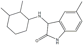 3-[(2,3-dimethylcyclohexyl)amino]-5-methyl-2,3-dihydro-1H-indol-2-one