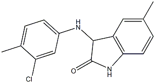  3-[(3-chloro-4-methylphenyl)amino]-5-methyl-2,3-dihydro-1H-indol-2-one