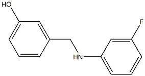 3-{[(3-fluorophenyl)amino]methyl}phenol