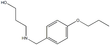 3-{[(4-propoxyphenyl)methyl]amino}propan-1-ol