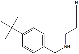 3-{[(4-tert-butylphenyl)methyl]amino}propanenitrile