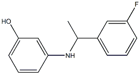 3-{[1-(3-fluorophenyl)ethyl]amino}phenol
