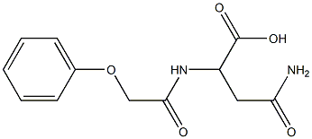 3-carbamoyl-2-(2-phenoxyacetamido)propanoic acid
