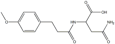 3-carbamoyl-2-[3-(4-methoxyphenyl)propanamido]propanoic acid