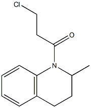3-chloro-1-(2-methyl-1,2,3,4-tetrahydroquinolin-1-yl)propan-1-one Structure