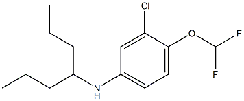 3-chloro-4-(difluoromethoxy)-N-(heptan-4-yl)aniline