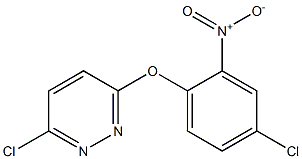 3-chloro-6-(4-chloro-2-nitrophenoxy)pyridazine Struktur