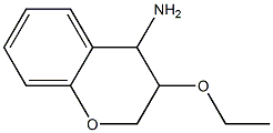 3-ethoxy-3,4-dihydro-2H-1-benzopyran-4-amine Struktur