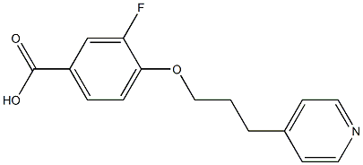 3-fluoro-4-[3-(pyridin-4-yl)propoxy]benzoic acid
