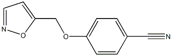 4-(1,2-oxazol-5-ylmethoxy)benzonitrile 化学構造式