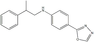 4-(1,3,4-oxadiazol-2-yl)-N-(2-phenylpropyl)aniline