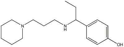 4-(1-{[3-(piperidin-1-yl)propyl]amino}propyl)phenol
