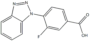 4-(1H-1,2,3-benzotriazol-1-yl)-3-fluorobenzoic acid