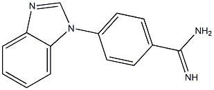 4-(1H-1,3-benzodiazol-1-yl)benzene-1-carboximidamide