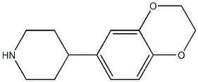 4-(2,3-dihydro-1,4-benzodioxin-6-yl)piperidine Structure