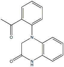 4-(2-acetylphenyl)-1,2,3,4-tetrahydroquinoxalin-2-one