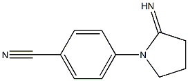 4-(2-iminopyrrolidin-1-yl)benzonitrile Struktur