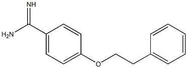 4-(2-phenylethoxy)benzenecarboximidamide Structure