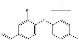4-(2-tert-butyl-4-methylphenoxy)-3-fluorobenzaldehyde