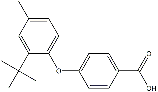 4-(2-tert-butyl-4-methylphenoxy)benzoic acid|