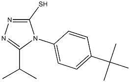 4-(4-tert-butylphenyl)-5-(propan-2-yl)-4H-1,2,4-triazole-3-thiol Structure