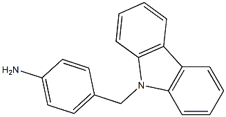 4-(9H-carbazol-9-ylmethyl)aniline Structure