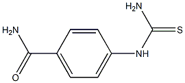 4-(carbamothioylamino)benzamide Struktur